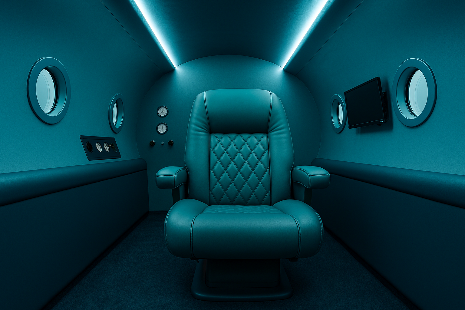 HBOT chamber interior
